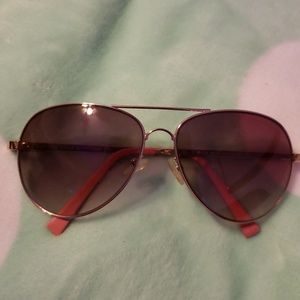 American Eagle: Pink and gold color aviators